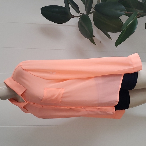 Bongo Women's  Button Down Front Longsleeve Blouse Size Large - Picture 6 of 13